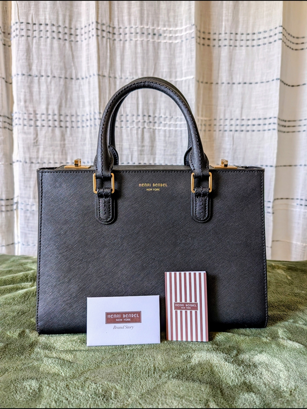 Henri Bendel Black Handbag Tote